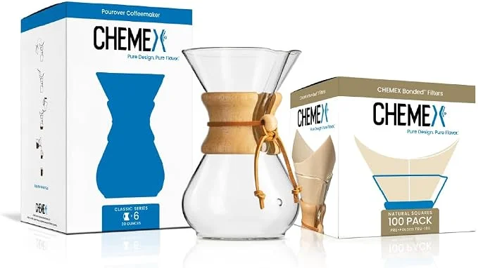CHEMEX six-cup coffee gift bundle
