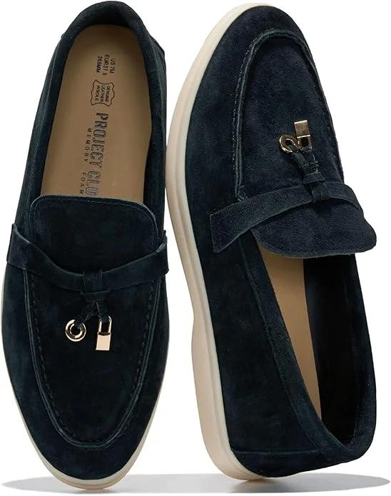 Project Cloud Black Suede loafers