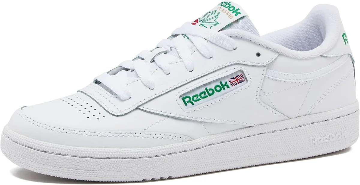 Reebok Club C 85 — White/White/Gold Metallic